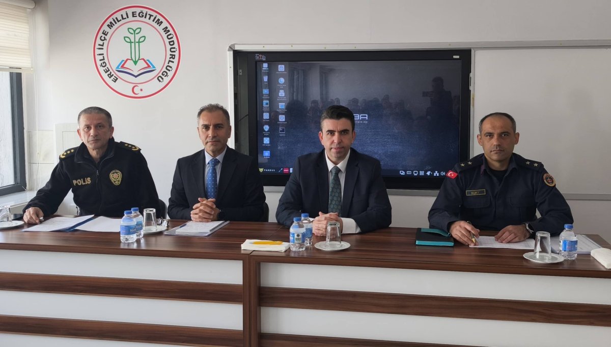 EREĞLİ’DE OKUL GÜVENLİĞİ MASAYA YATIRILDI