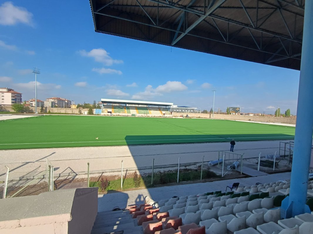 EREĞLİ ATATÜRK STADYUMU'NDA MODERNİZASYON ÇALIŞMALARI TAMAMLANMAK ÜZERE